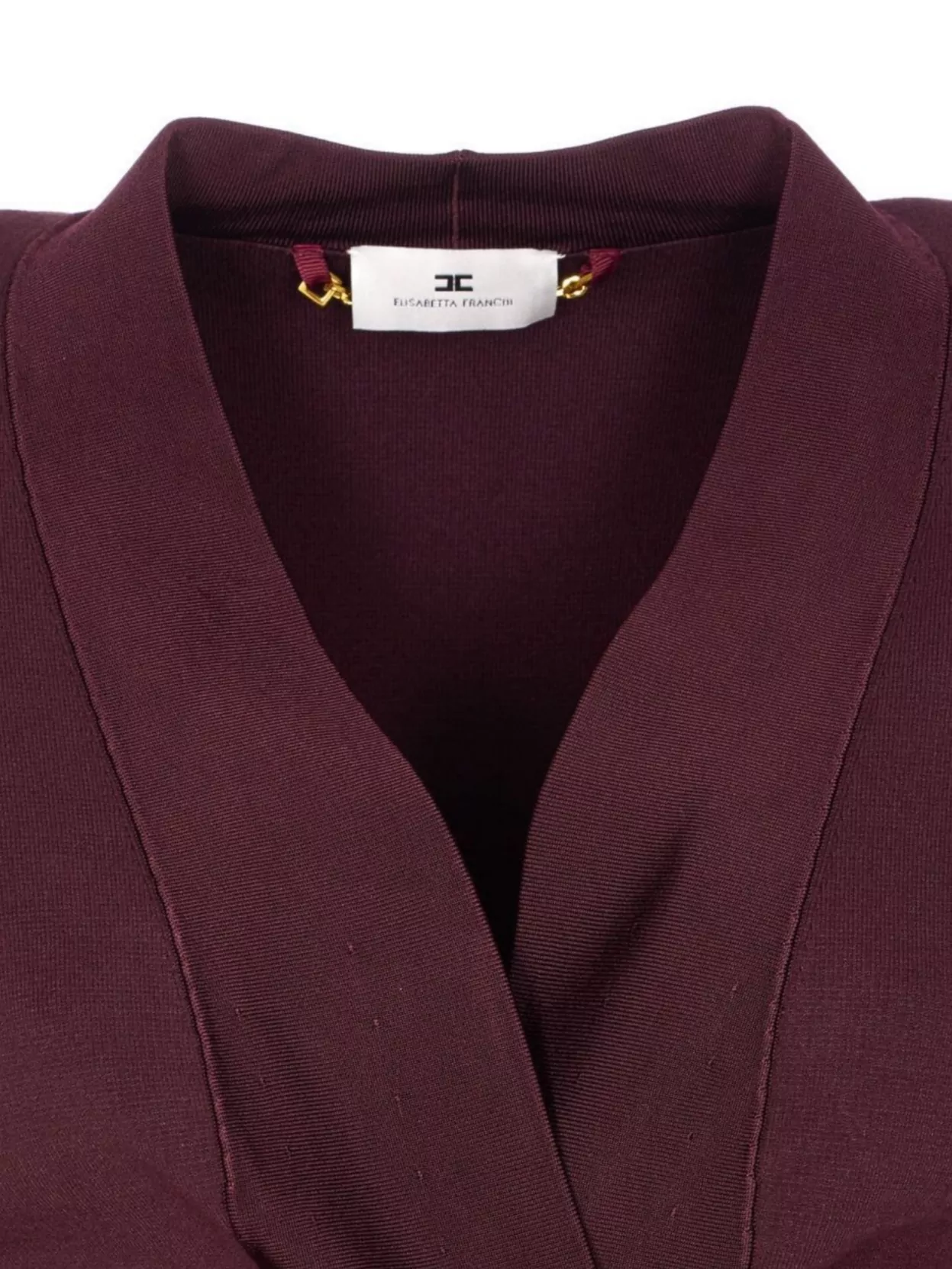 Elisabetta Franchi Tailored Peplum Jacket Belted Waist