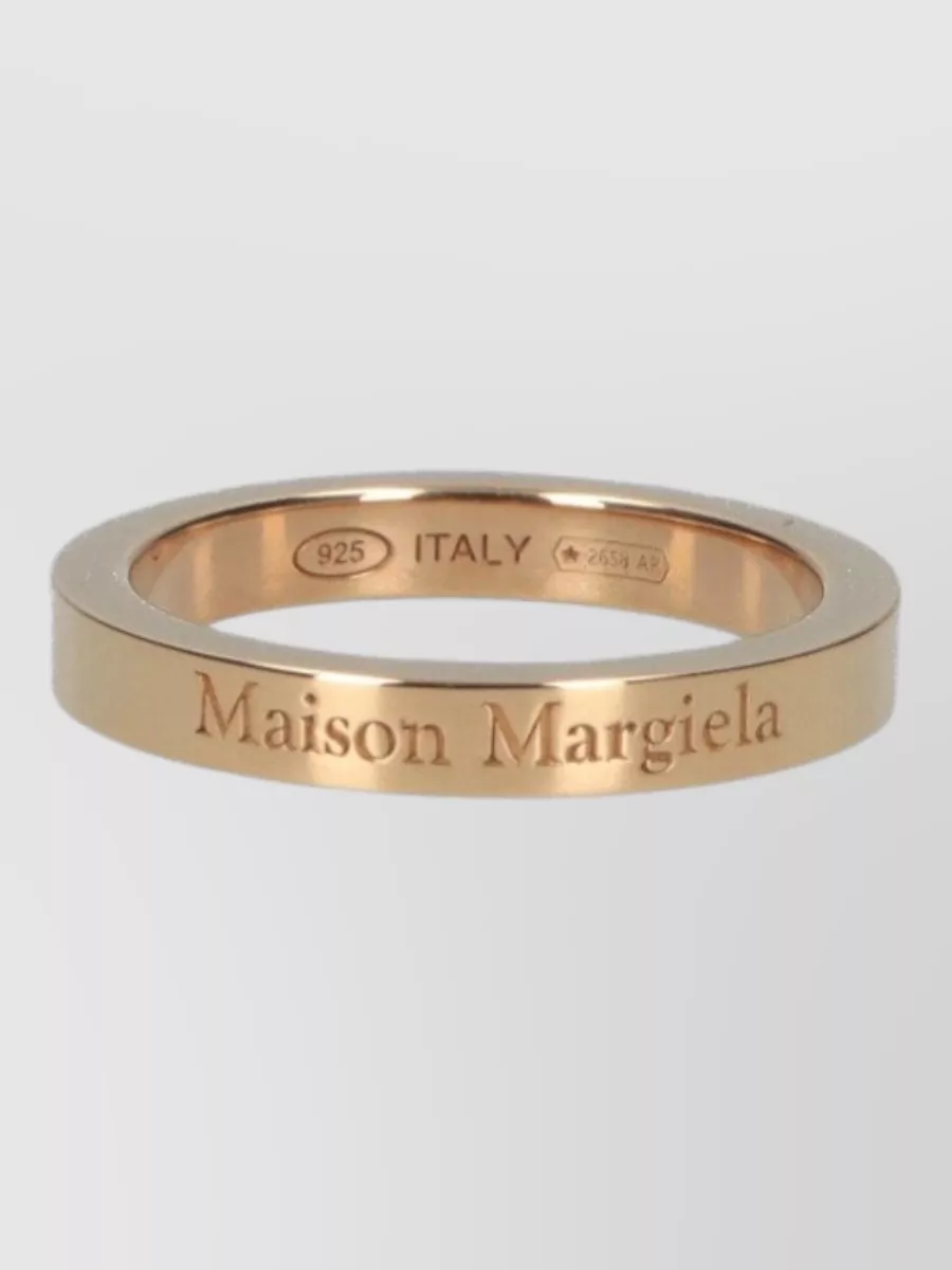 Maison Margiela silver logo ring