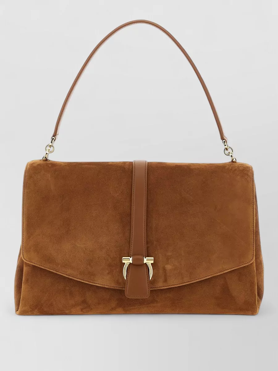 Ferragamo The hug bag large leather shoulder bag