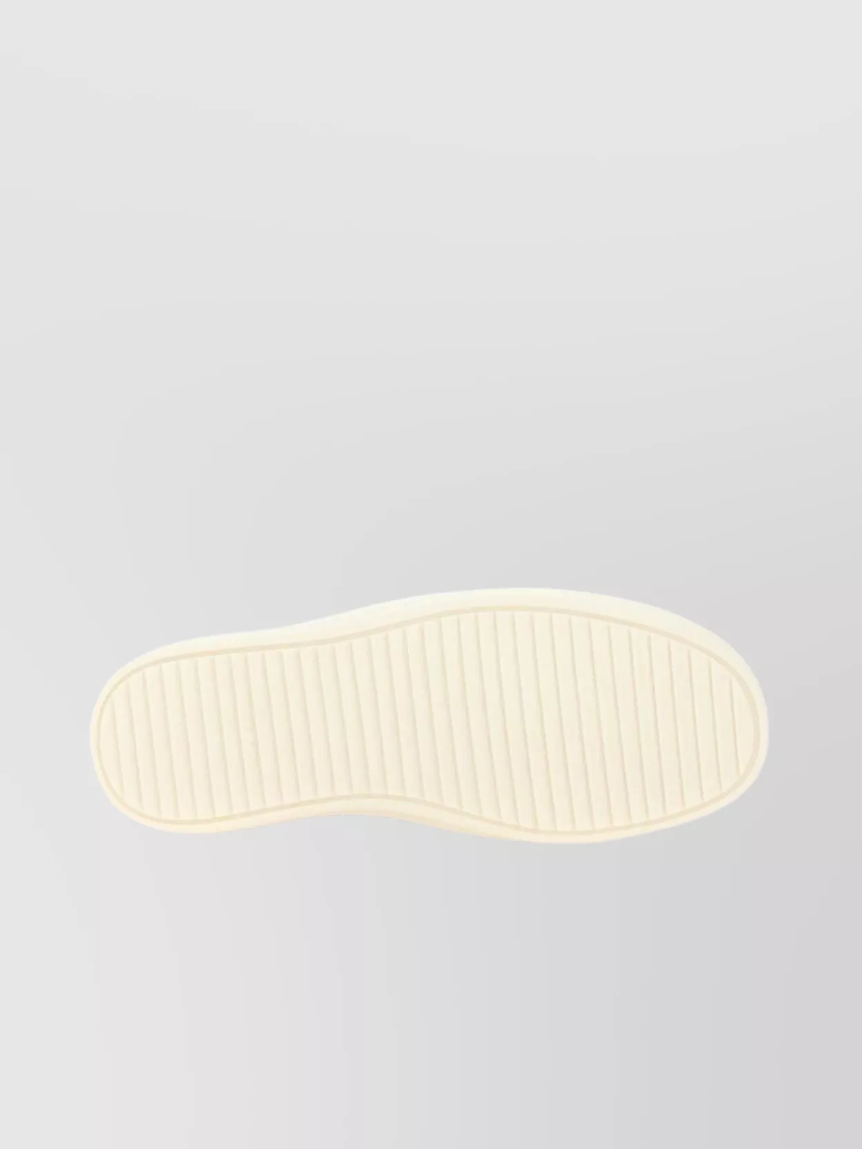 Rick Owens Leather Sneaker With Contrast Toe Cap