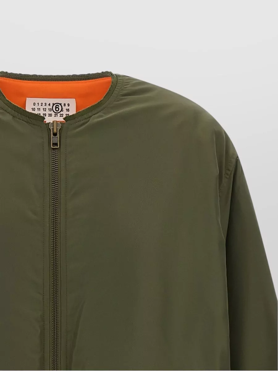 Mm6 Maison Margiela Asymmetric Hem Oversized Jacket