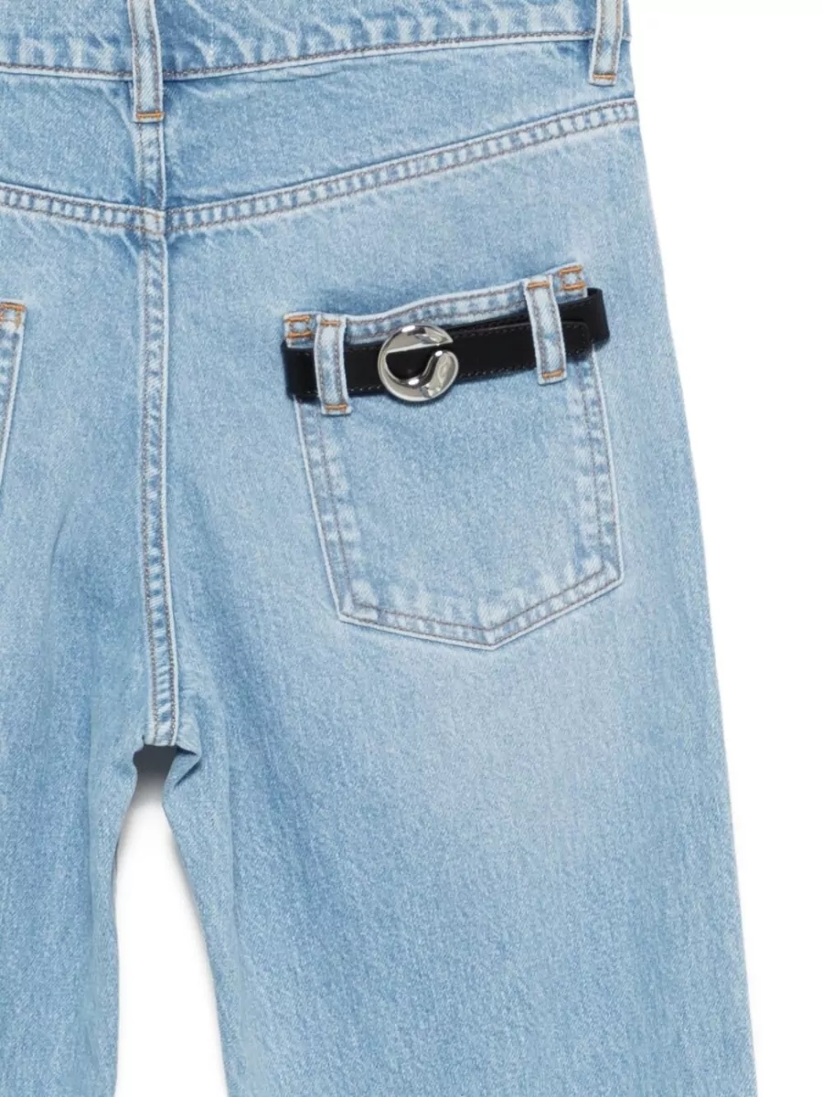 Coperni Organic Cotton Panelled Straight-Leg Trousers