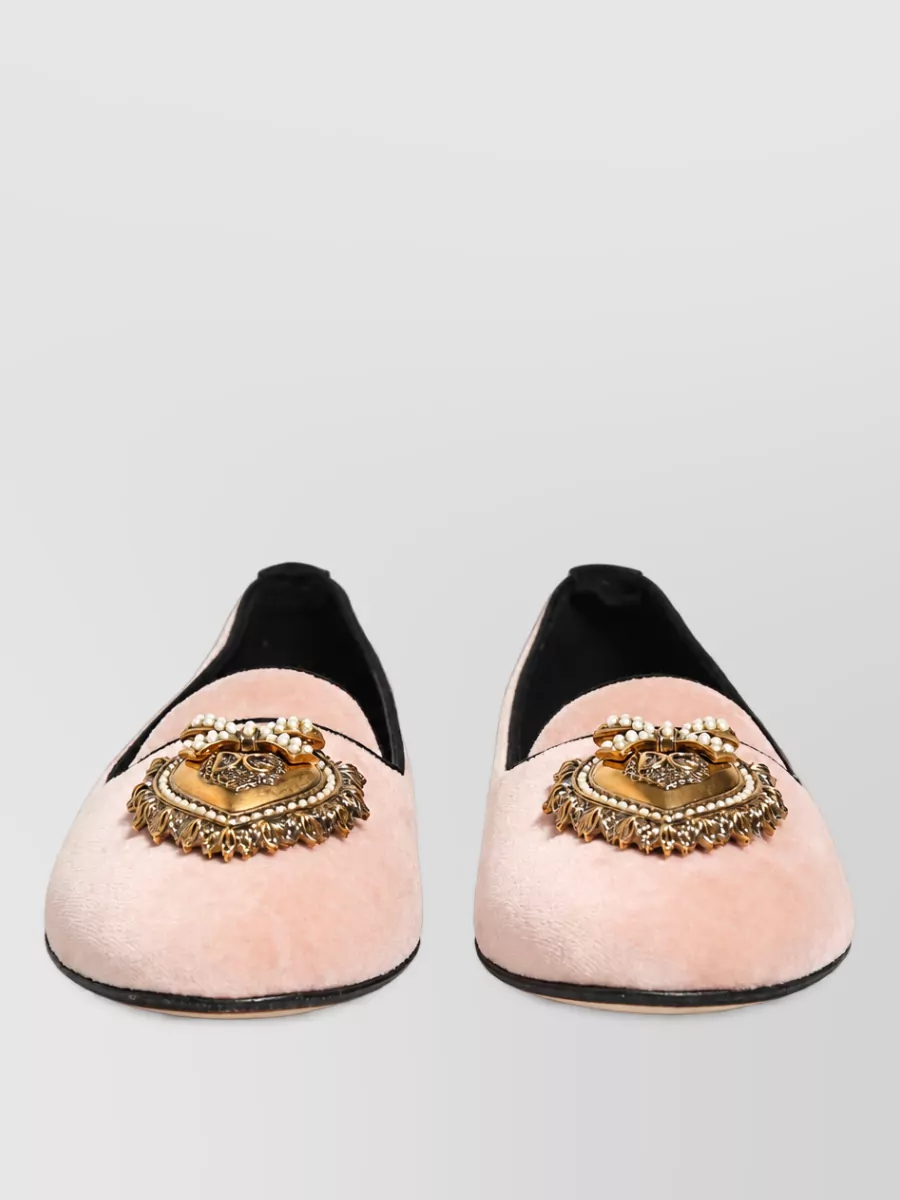 Dolce&Gabbana velvet ballerina flats