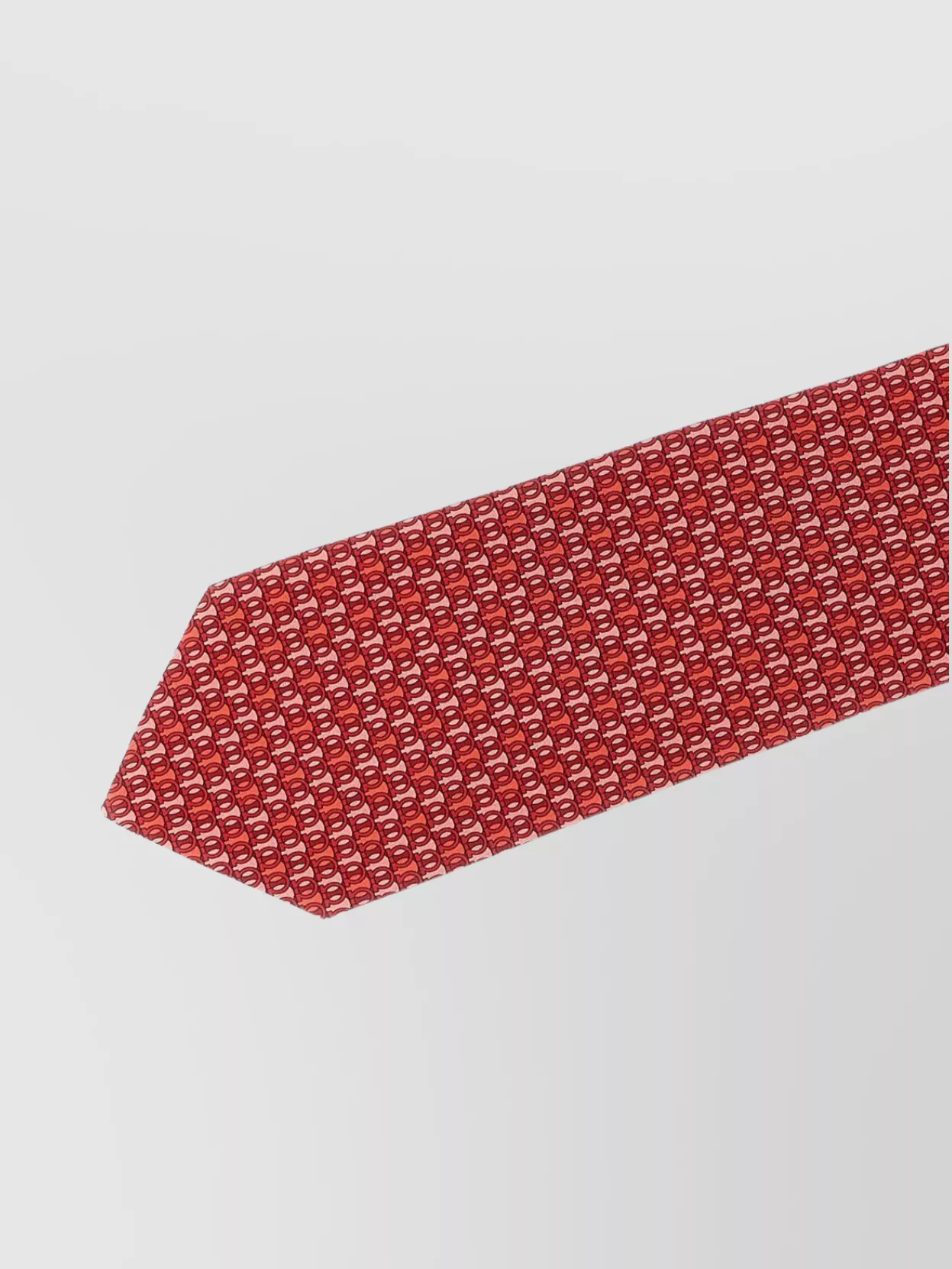 Ferragamo Polka Dot Patterned Slim Tie