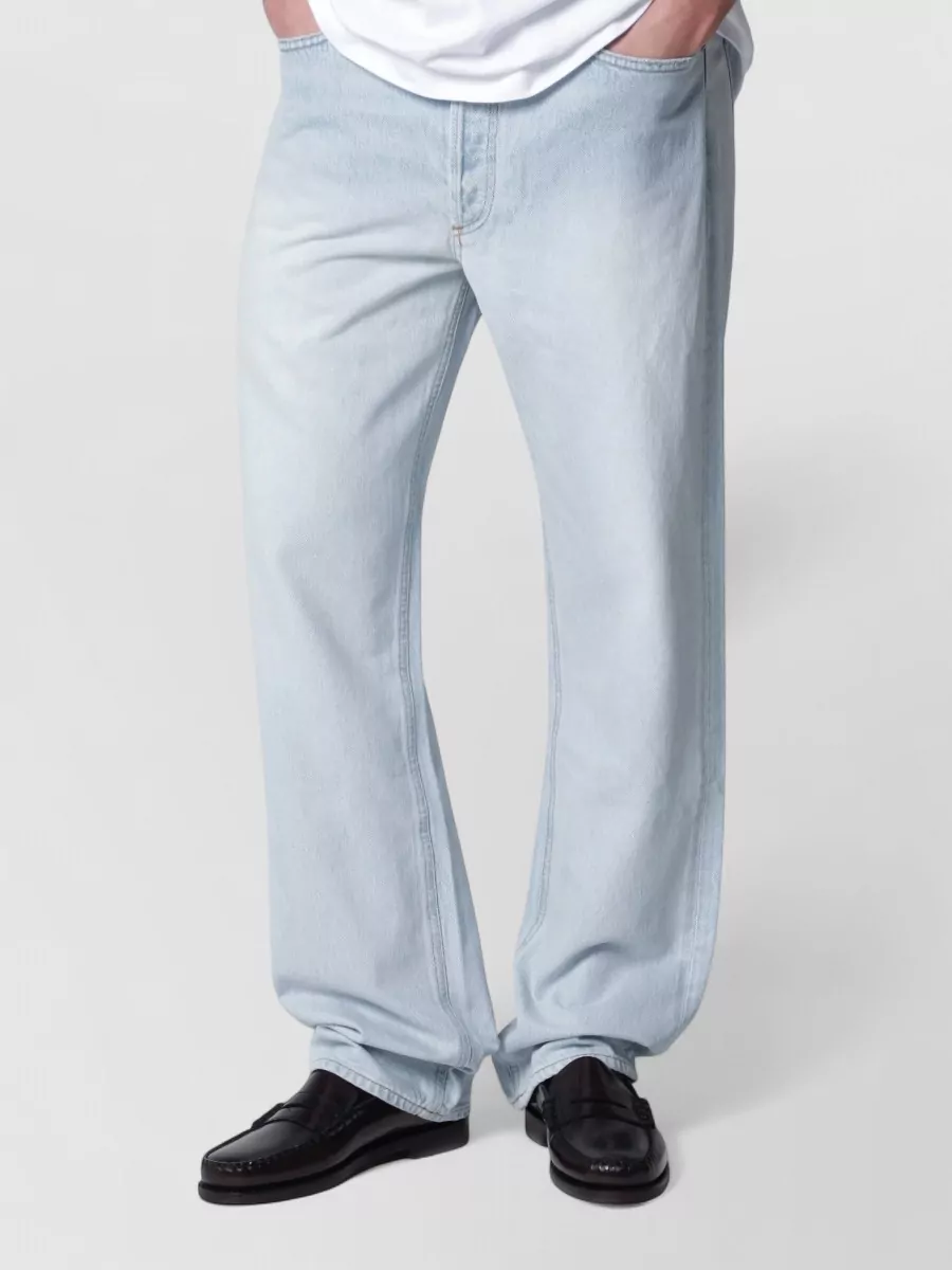Agolde mid-rise straight-leg denim jeans
