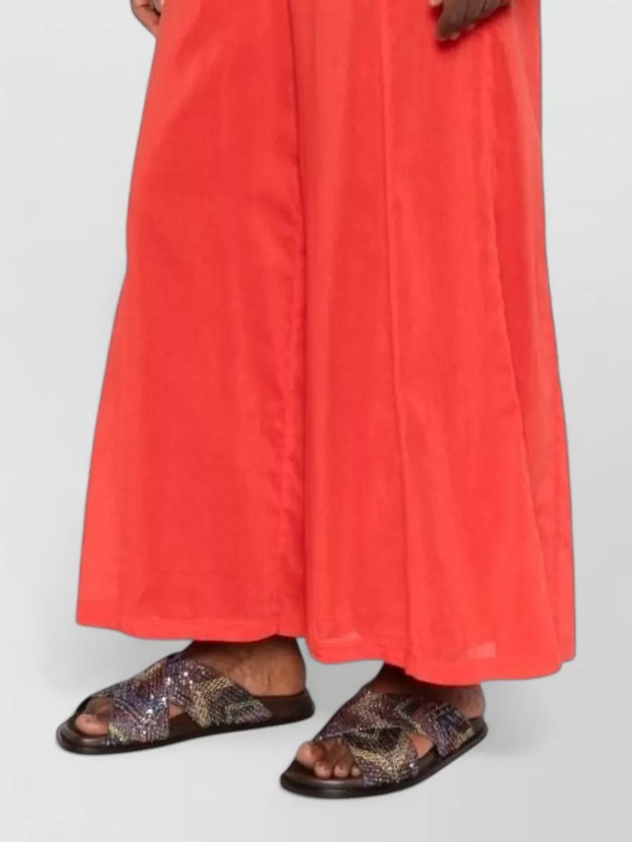 Forte Forte Silk Blend Wide-Leg Trousers