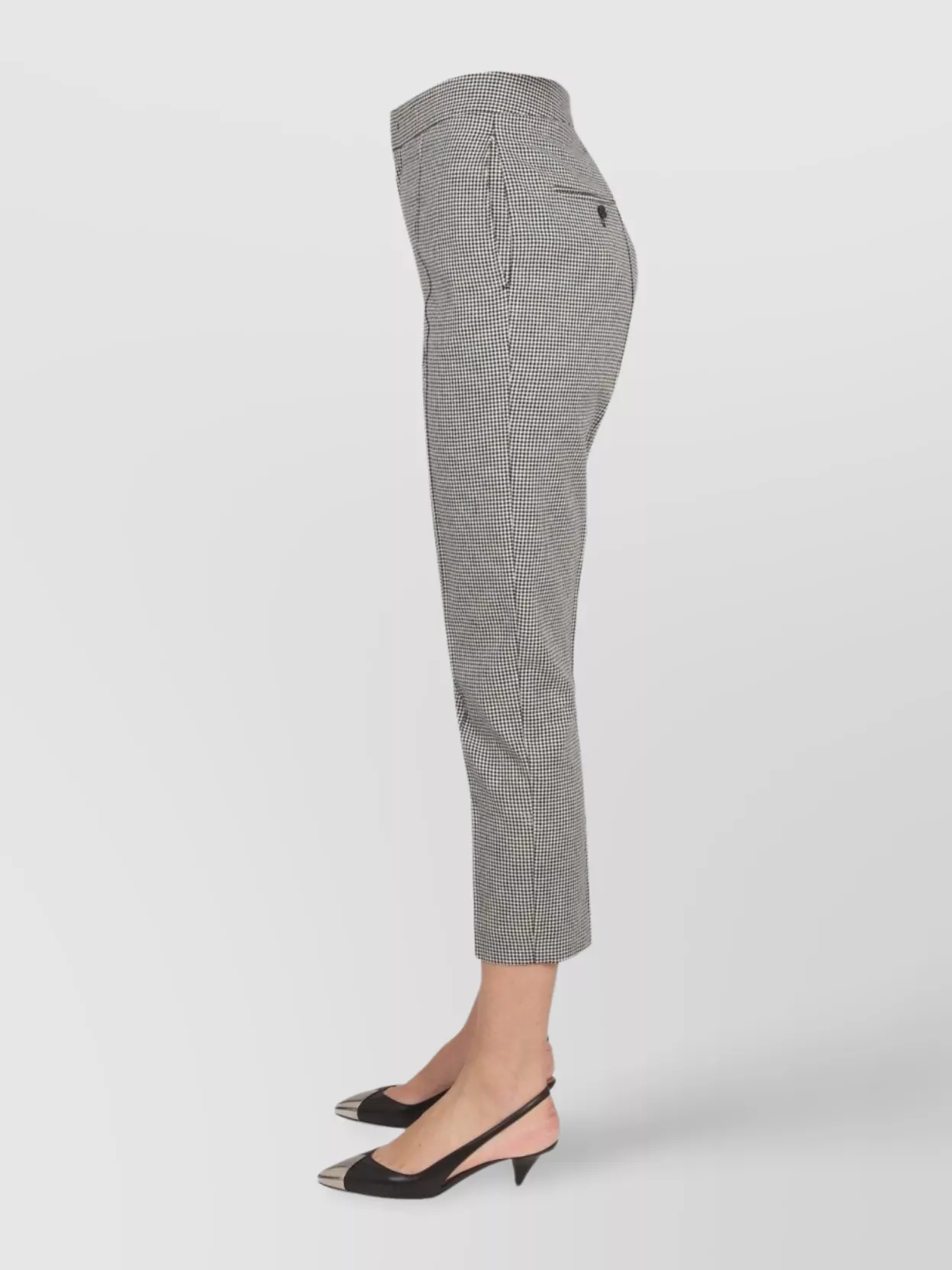 Isabel Marant "sioliran" Checkered Pattern Cropped Trousers