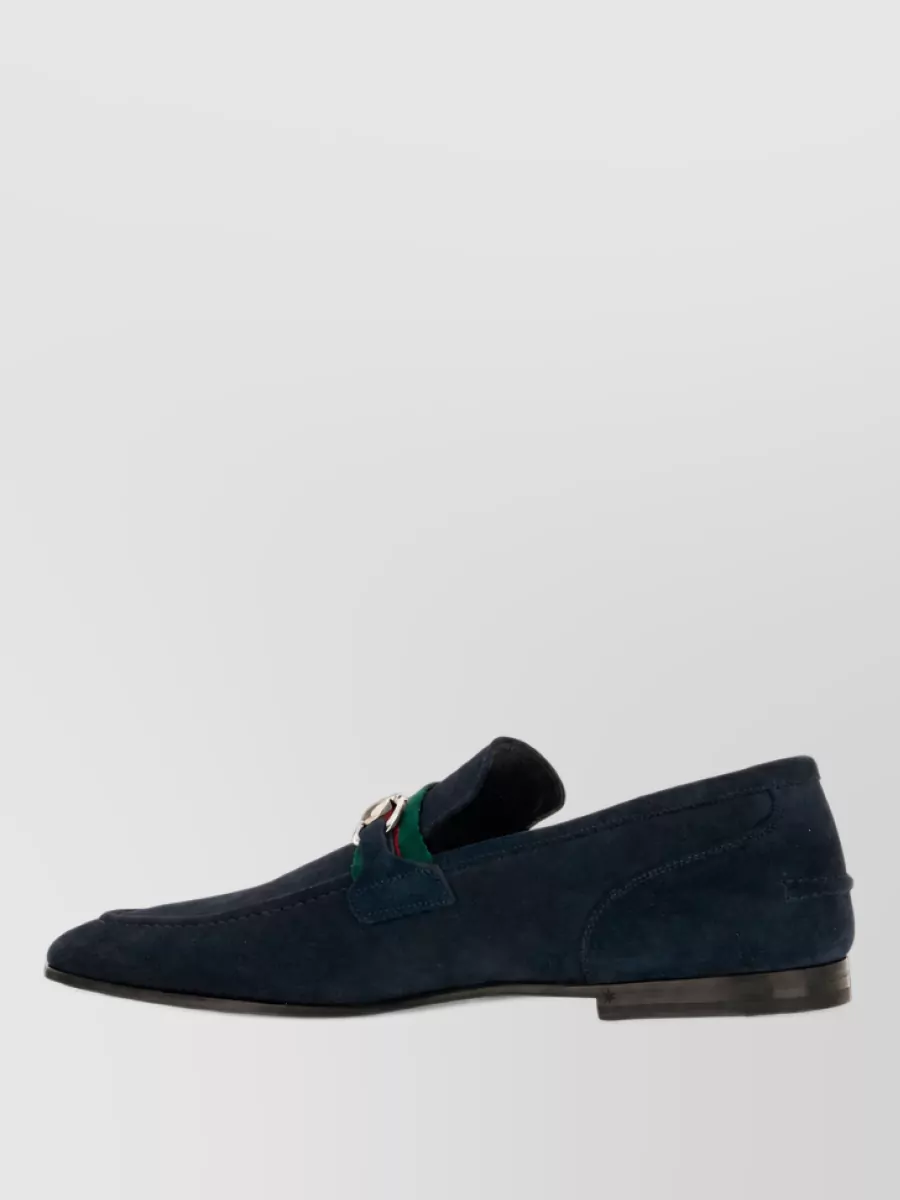 Gucci Suede Leather Monk Shoes