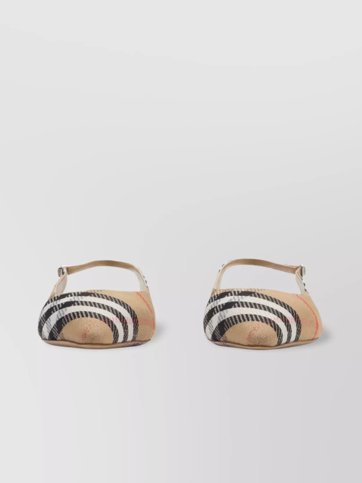 Burberry Birdie Printed Slingback Flats