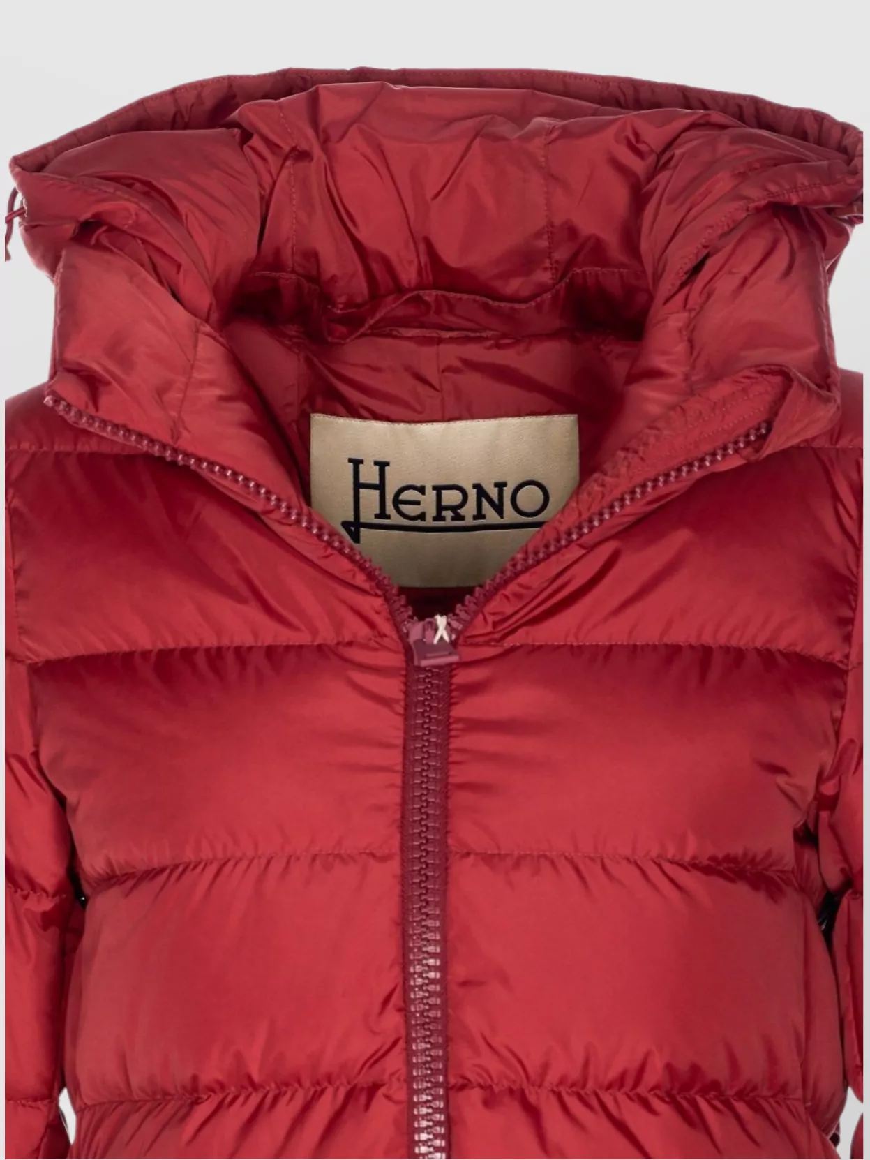 Herno Quilted Hooded Long Jacket