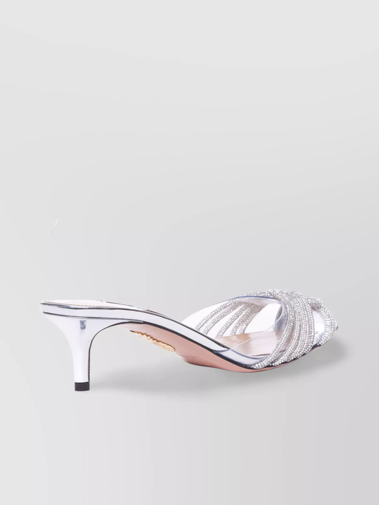 Aquazzura Clear Strappy Heeled Sandals Embellished