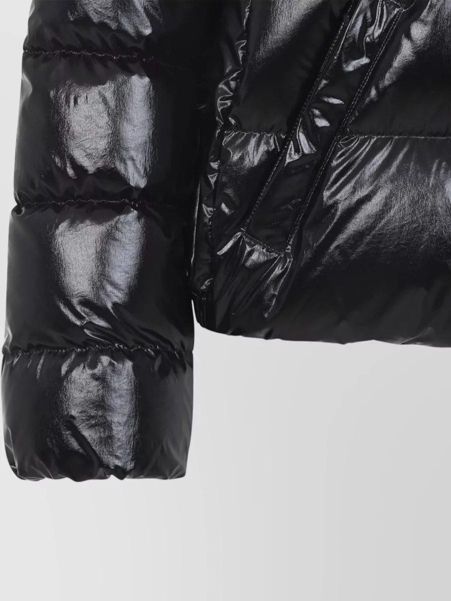 Moncler Down Hooded Short Puffer Jacket