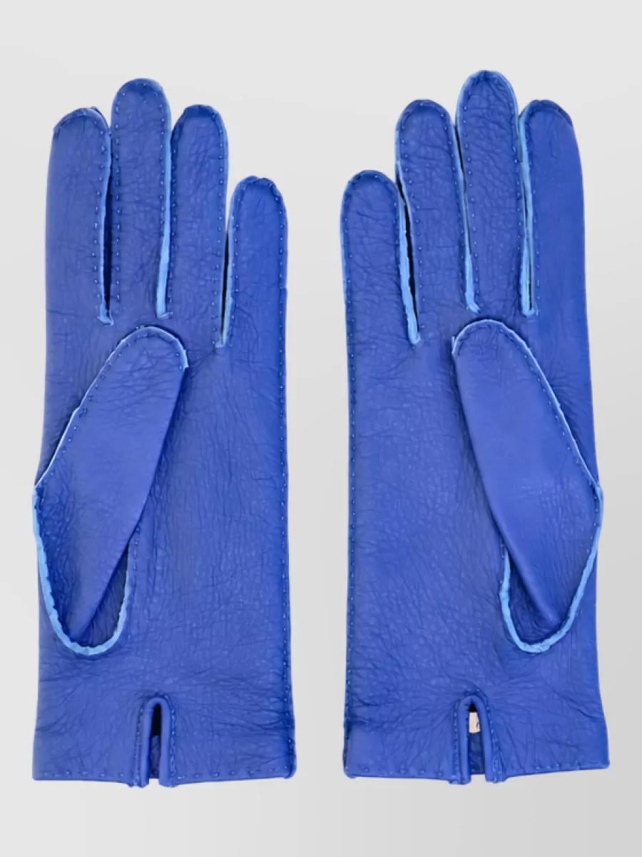 Ami Paris leather gloves