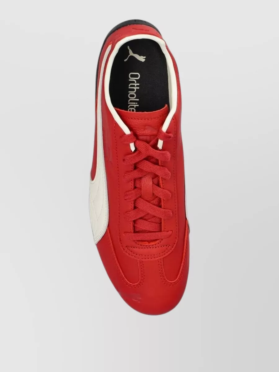 Puma Leather Lace-Up Sneakers