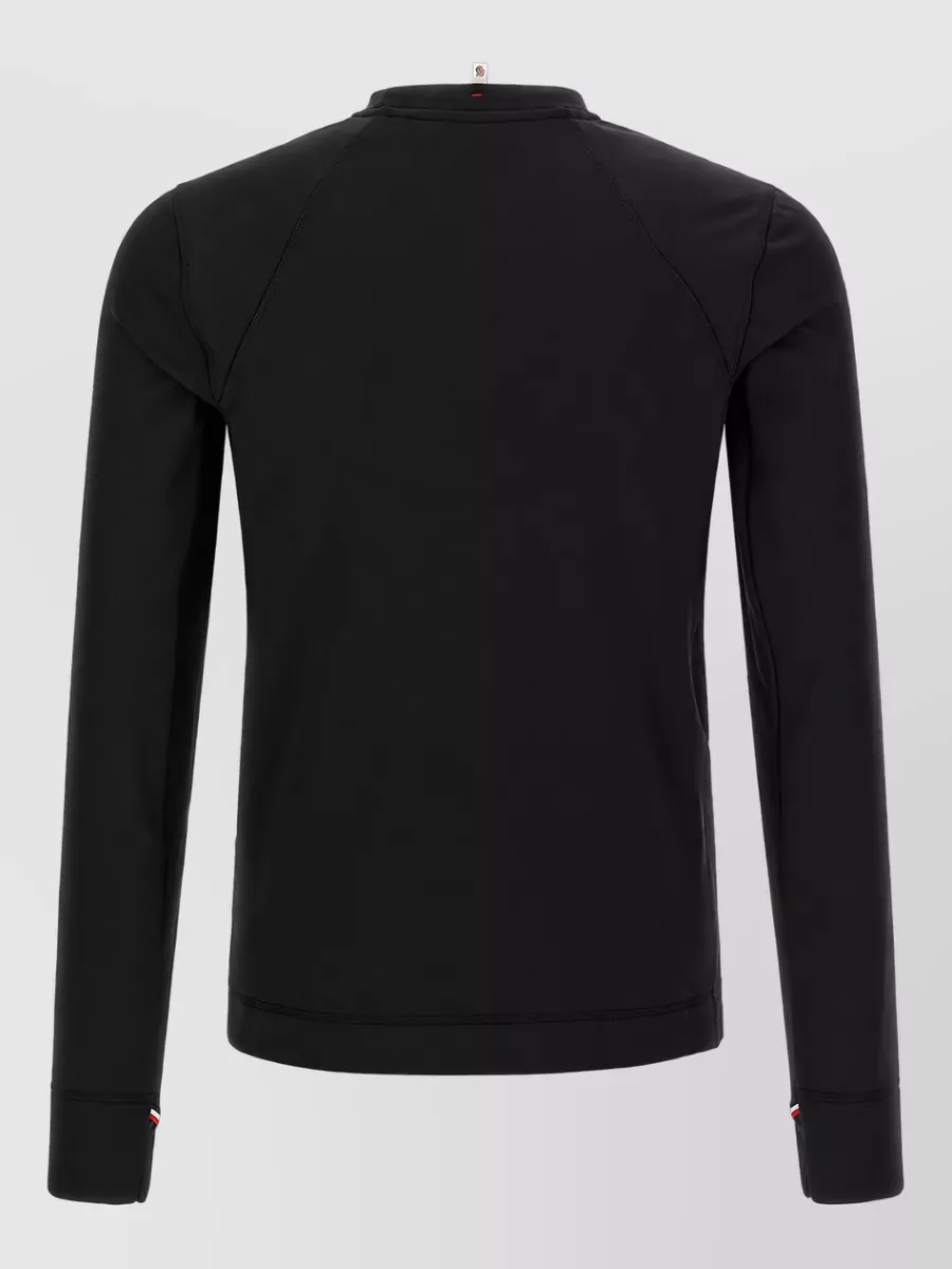 Moncler Grenoble Turtleneck Thermal Long-Sleeve T-Shirt