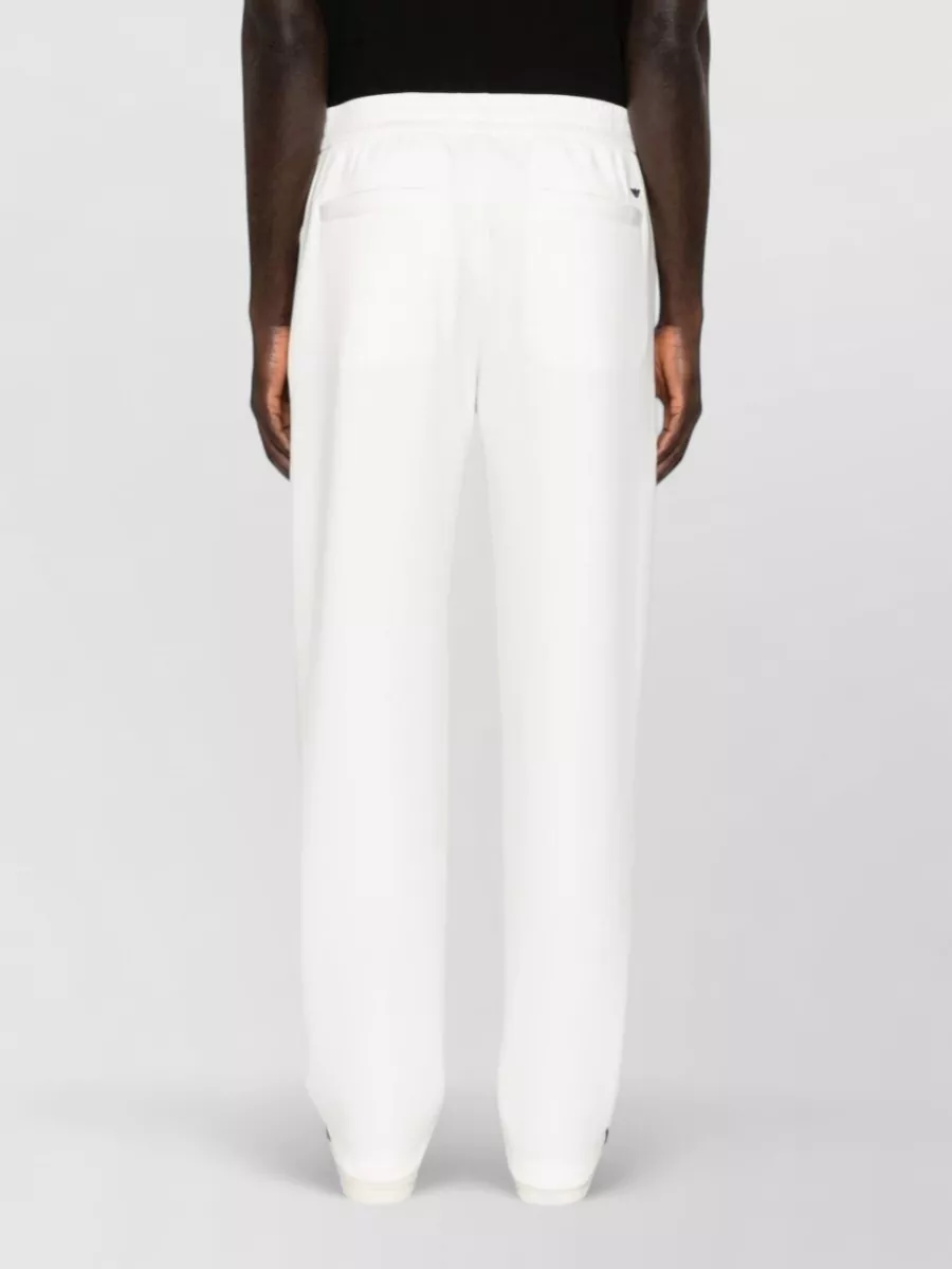 Emporio Armani Cotton Drawstring Sweatpants