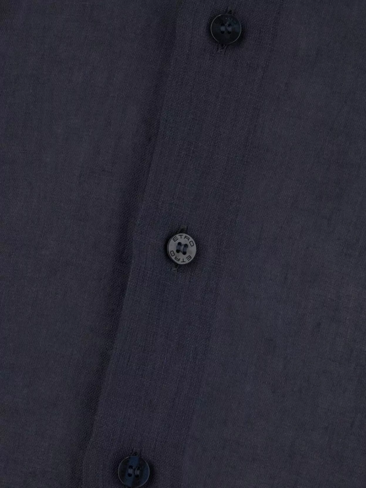 Etro Linen Shirt With Pointed Collar And Long Sleeves