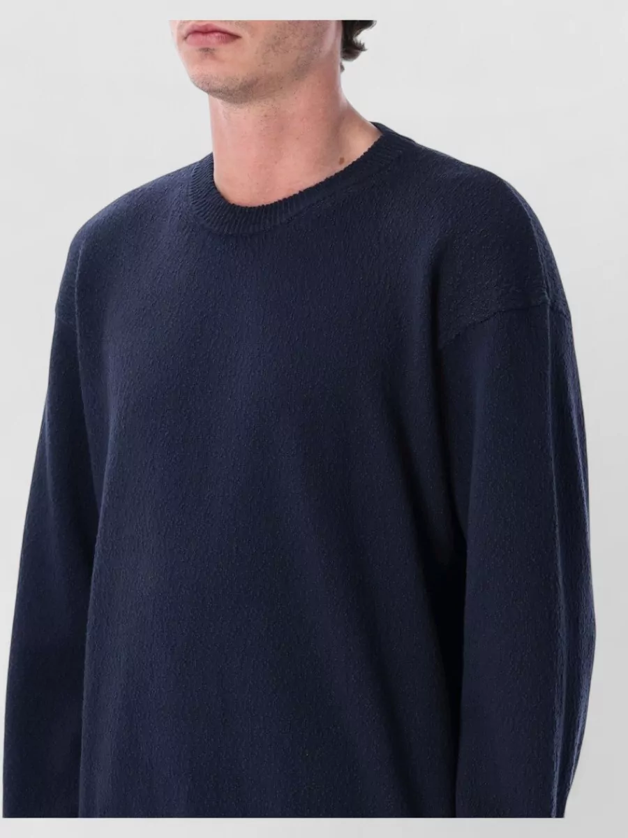 Roberto Collina Textured Relaxed-Fit Crewneck Sweater