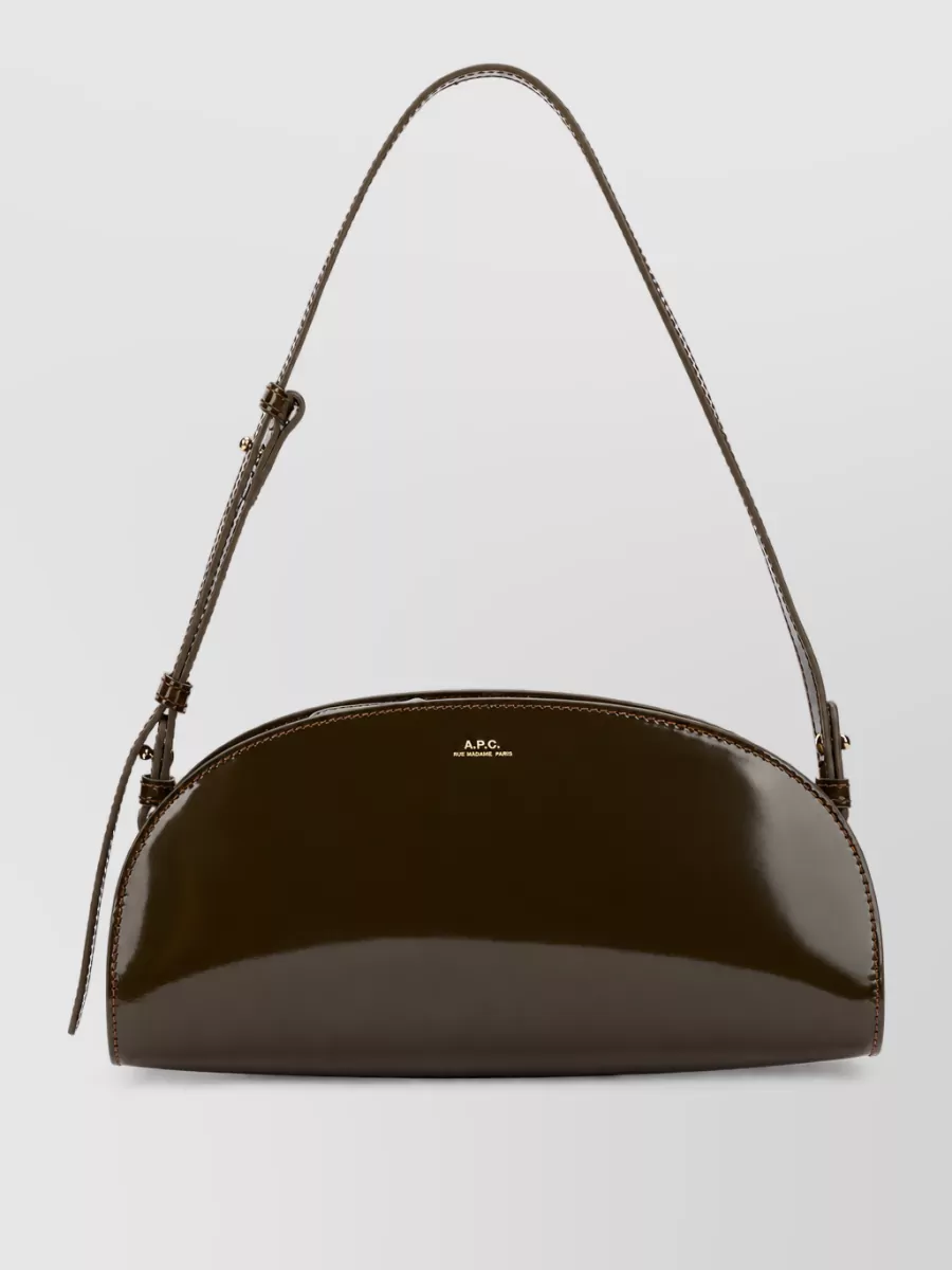 A.P.C. leather clutch bag
