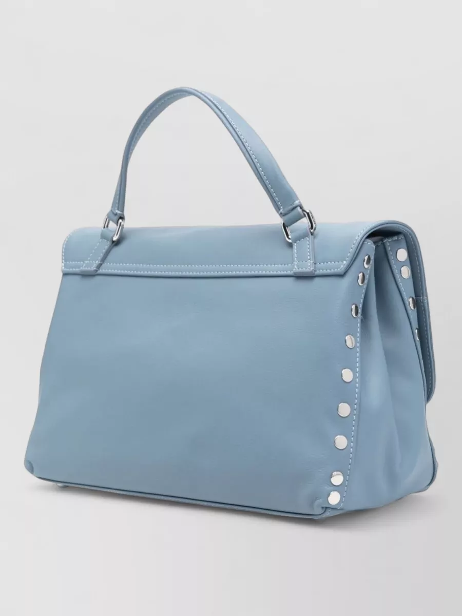 Zanellato Studded Leather Shoulder Bag