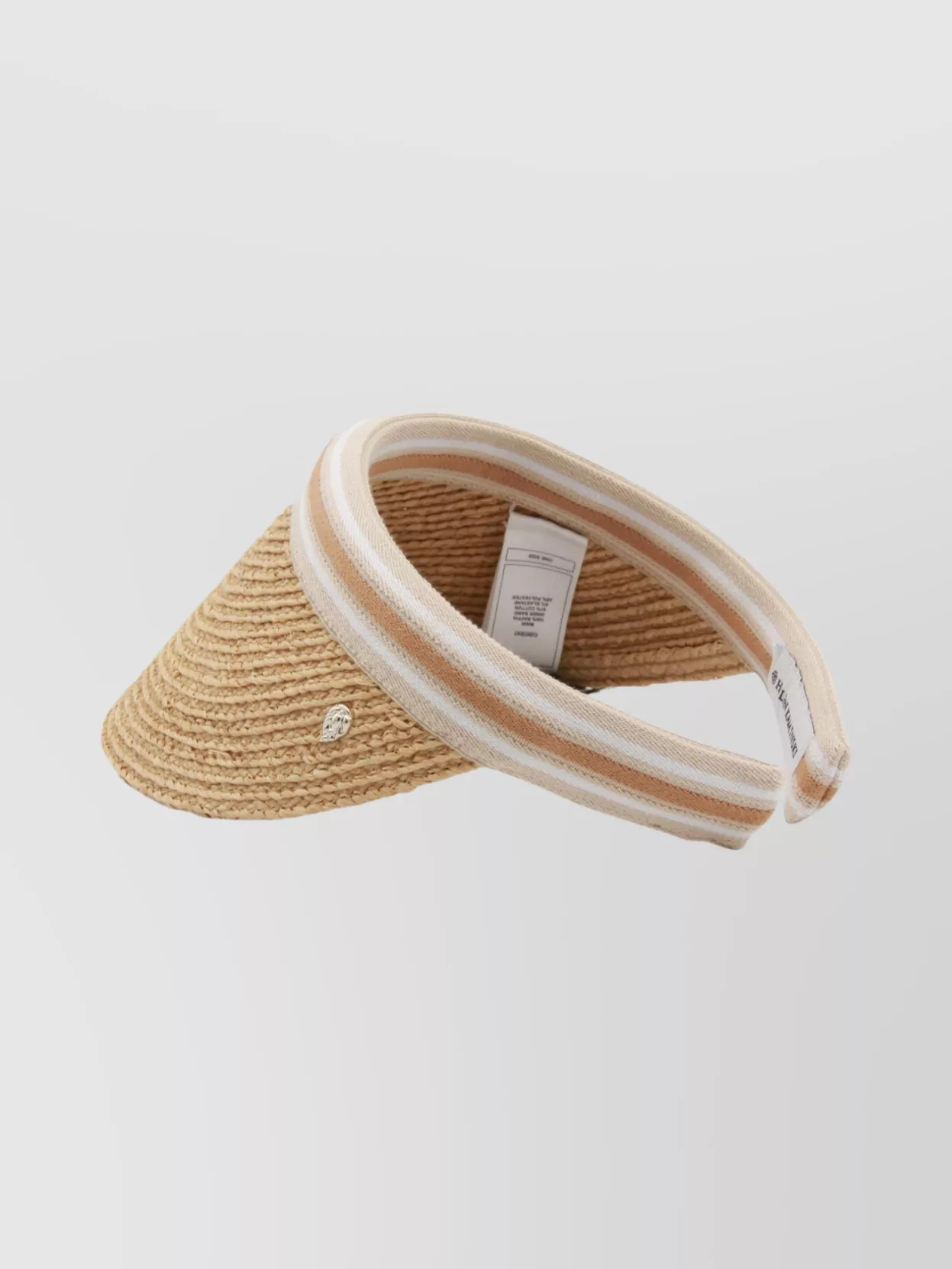 Helen Kaminski Striped Band Wide Brim Woven Hat