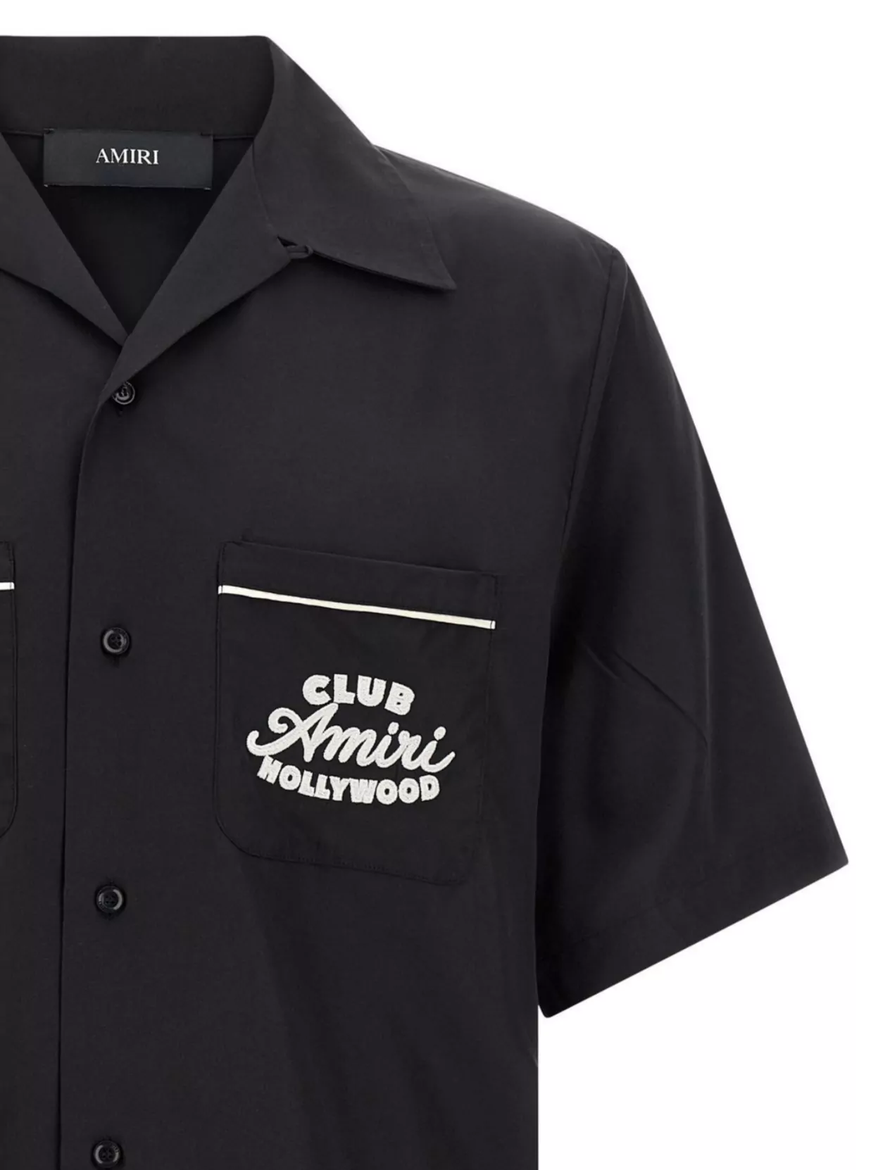 Amiri Club Shirt With Chest Pocket And Piping