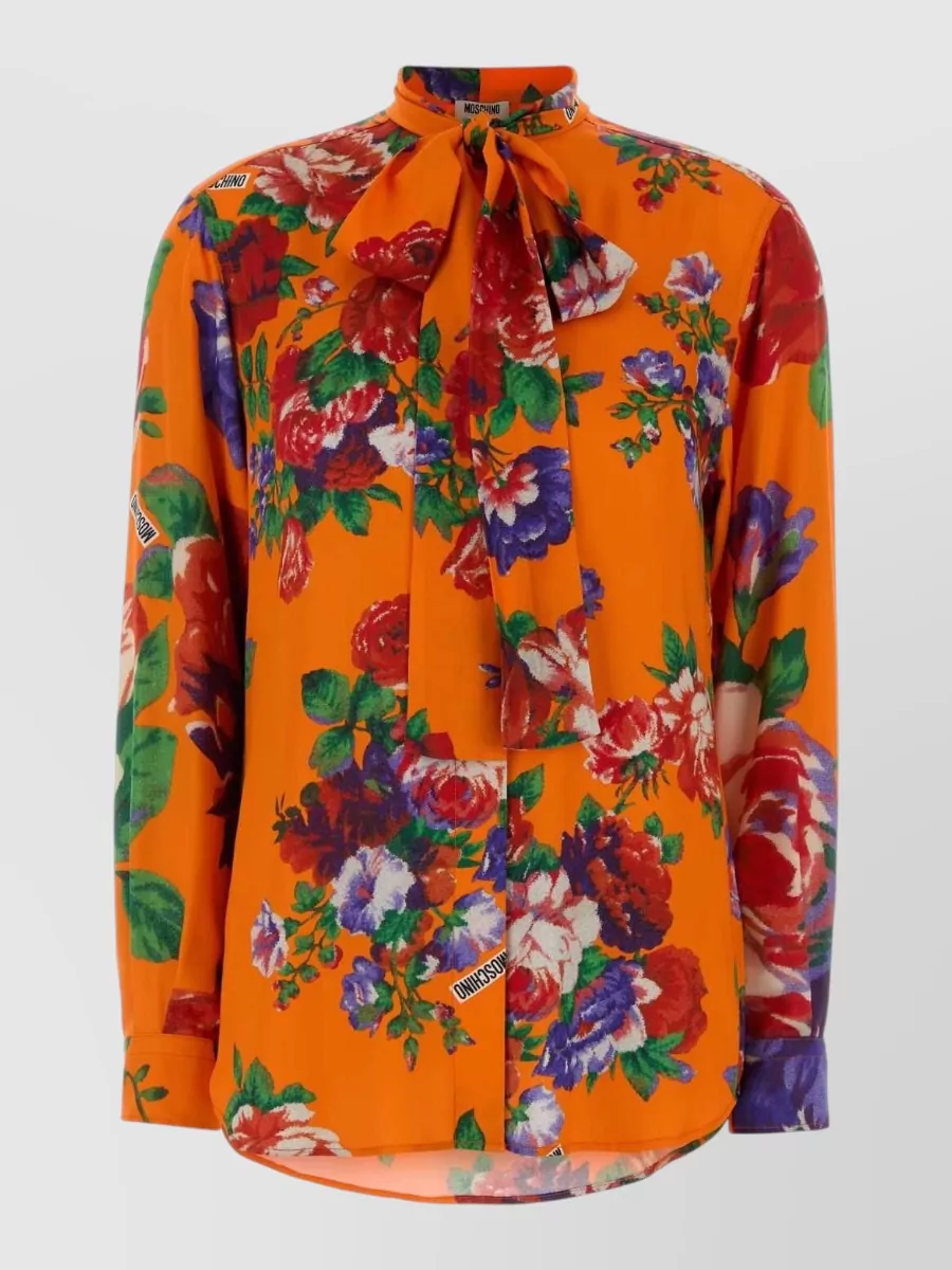 Moschino Printed Satin Shirt