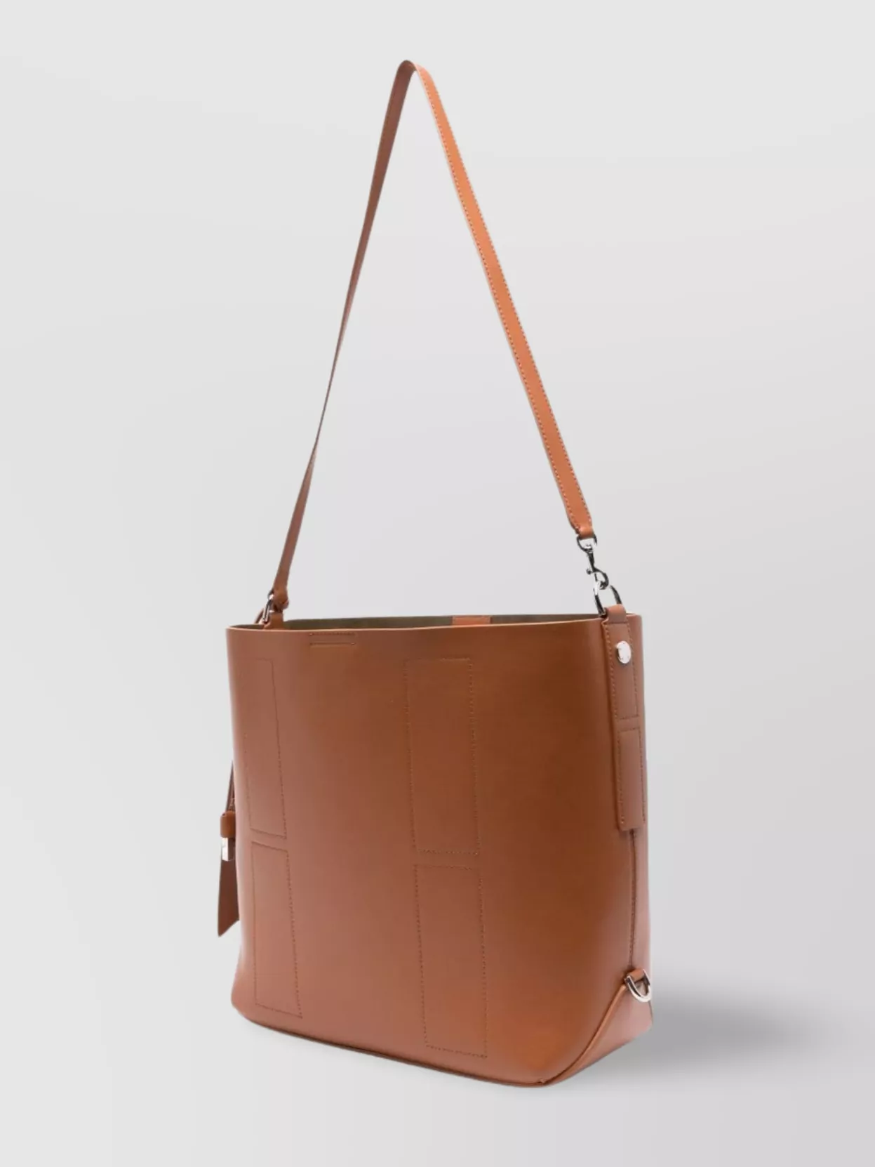 Hogan Medium Leather Hobo Bag With Adjustable Strap