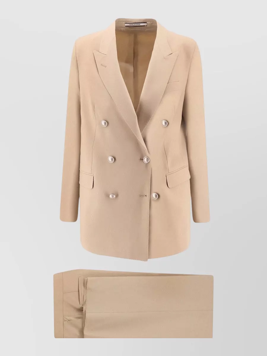 Tagliatore virgin wool double-breasted trouser suit