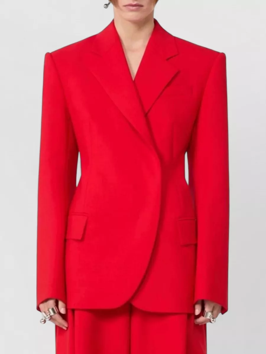 Sportmax Wool Double-Breasted Slim-Fit Blazer