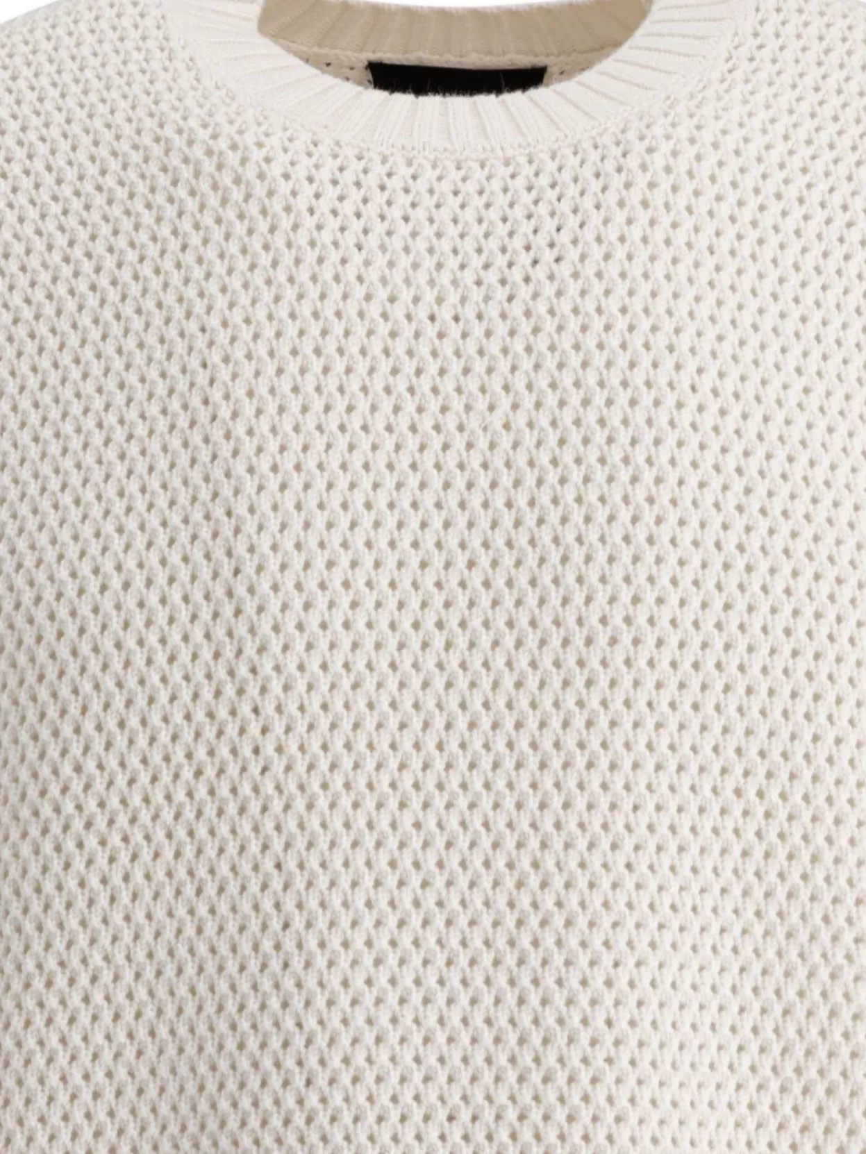 Vince Crew Neck Textured Knit Sweater