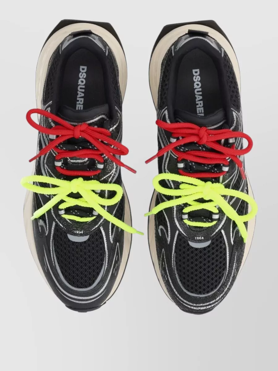 Dsquared2 Leather Low-Top Sneakers