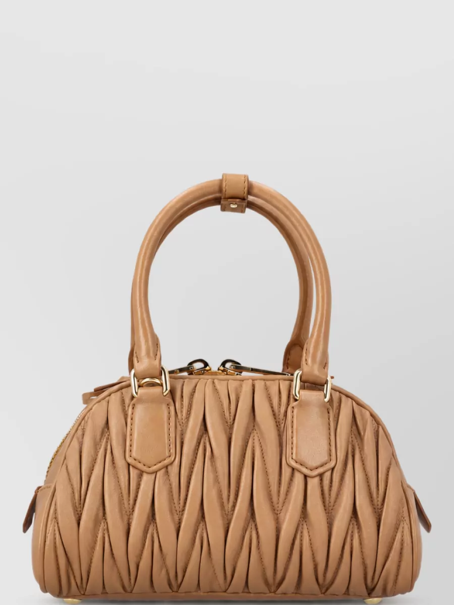 Miu Miu arcadie lamb leather quilted shoulder bag