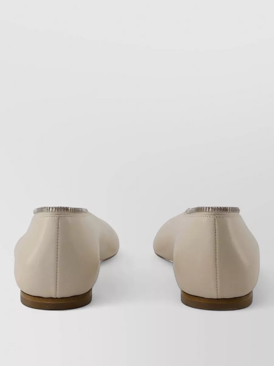 Burberry Leather Zip Loafers