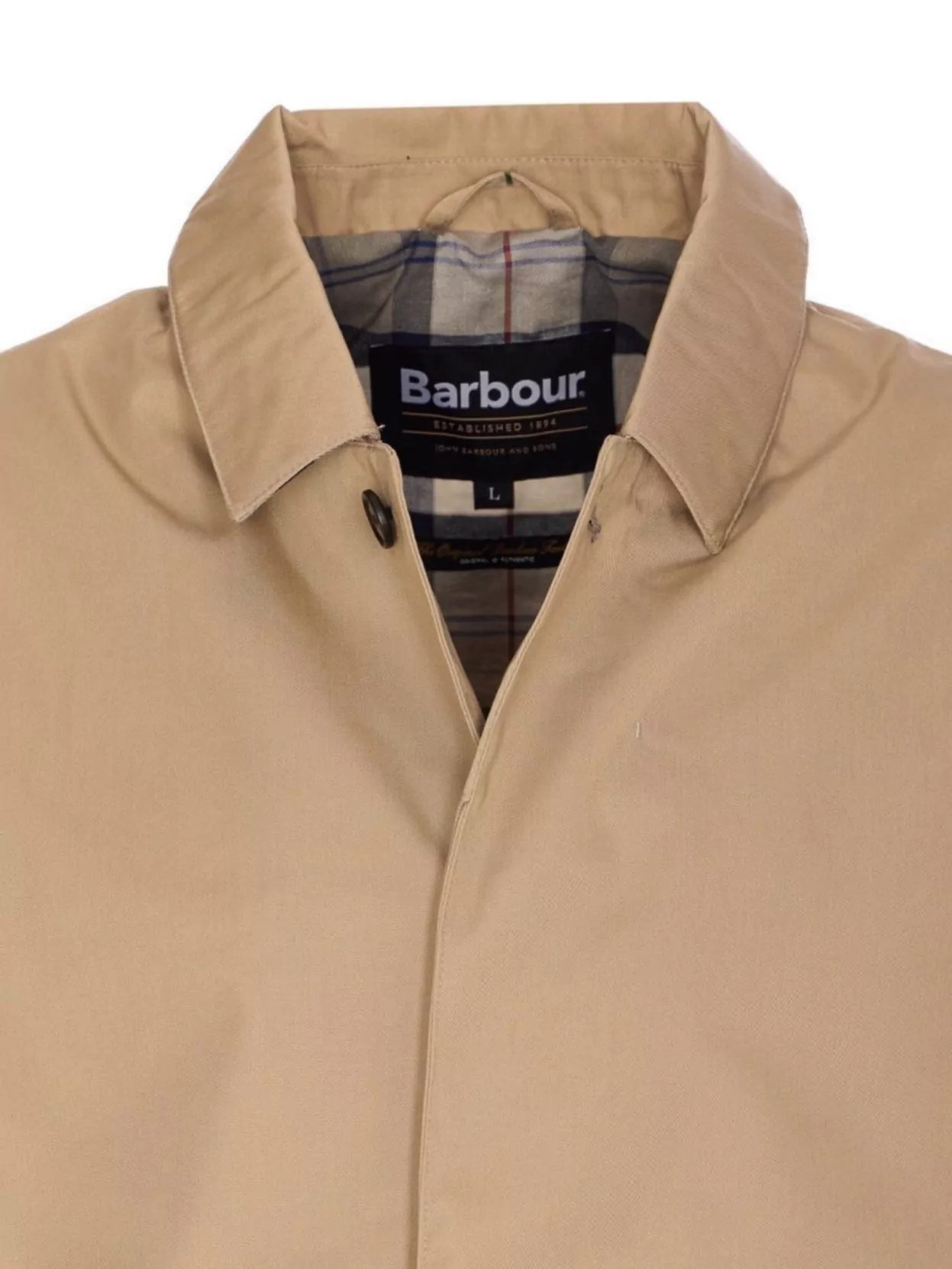 Barbour Long Sleeve Collared Jacket Pockets