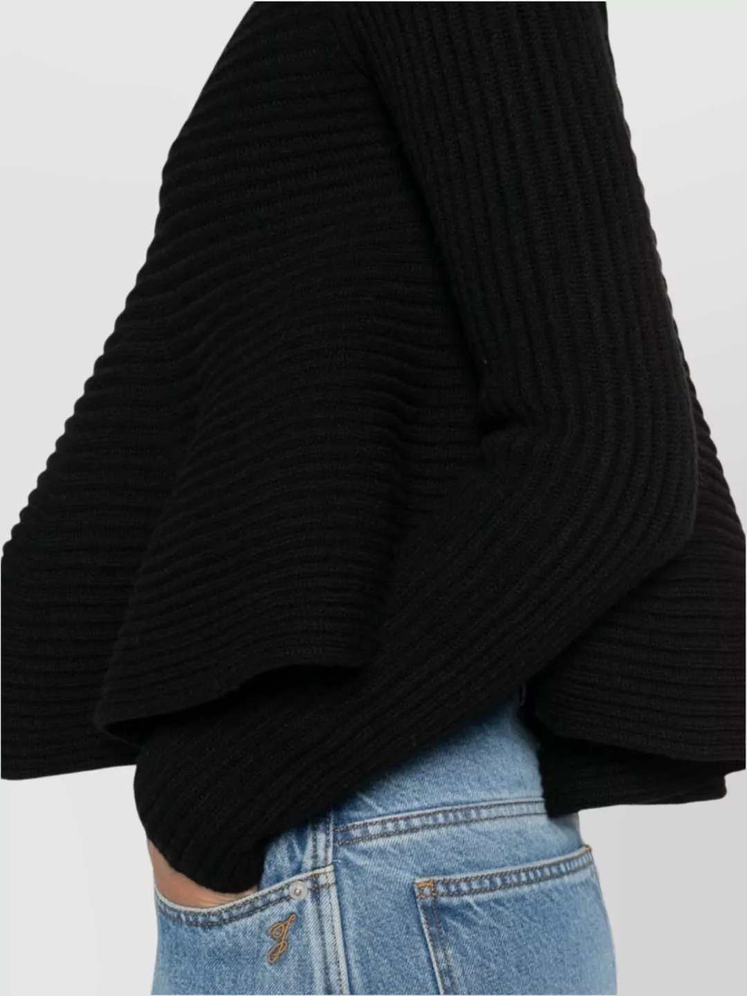 Sportmax High Neck Sleeveless Top With Peplum Hem