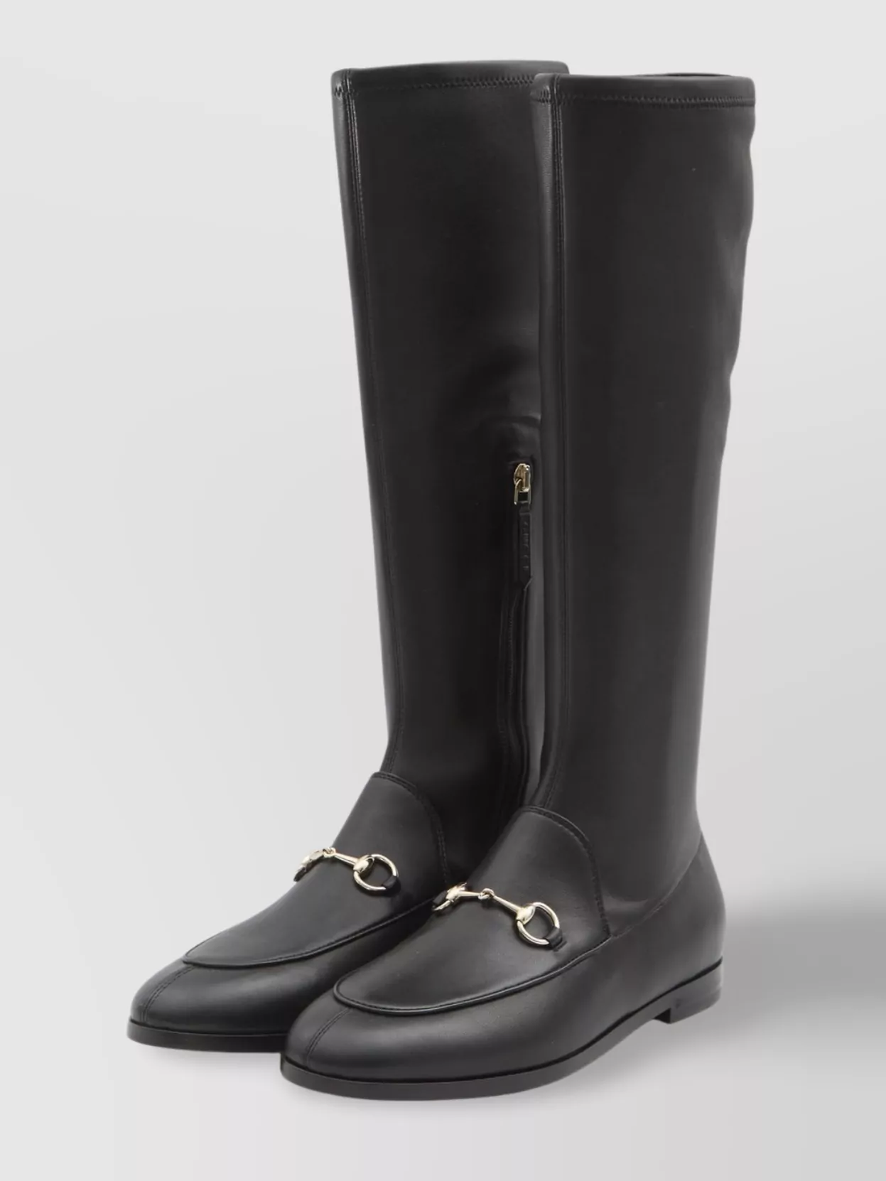 Gucci Jordaan Boots Featuring Horsebit Detail