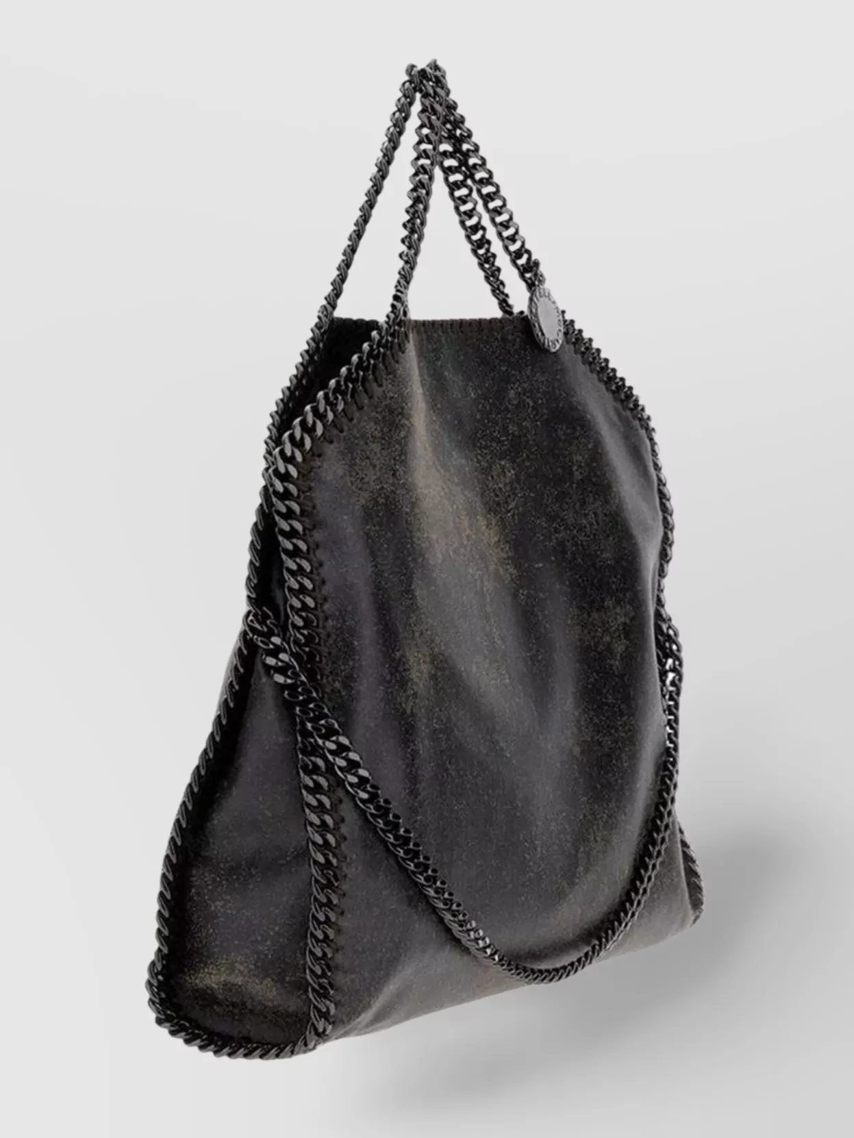 Stella Mccartney Aged Alter Suede 3-Chain Cross-Body Bag