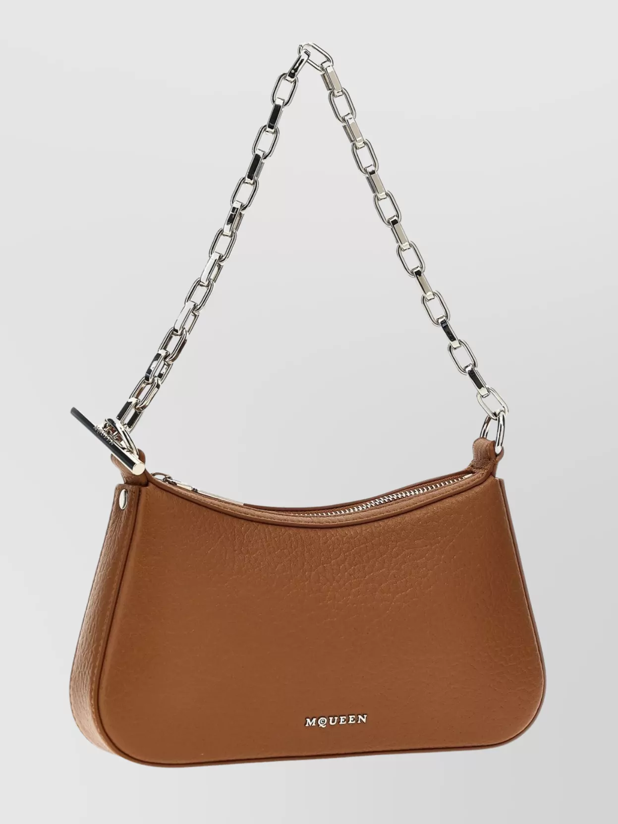 Alexander Mcqueen 'T-Bar Mini' Leather Handbag With Chain Strap