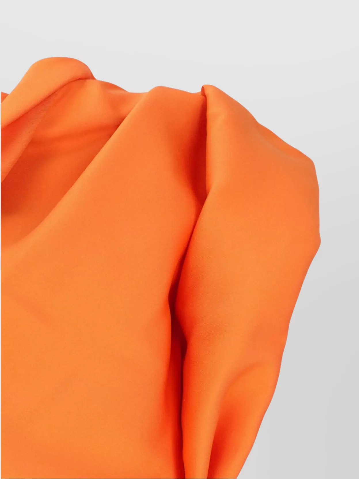 Dries Van Noten Draped Top In Orange Fabric Draped Design