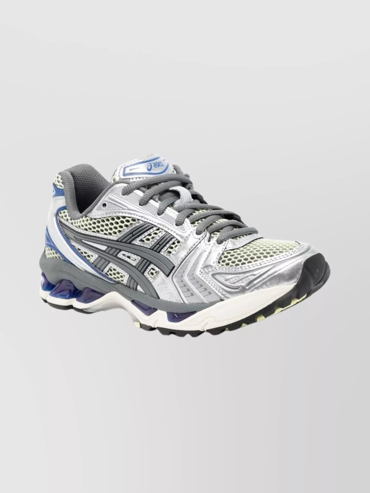 Asics Casual Sneakers With Mesh Upper And Rubber Outsole