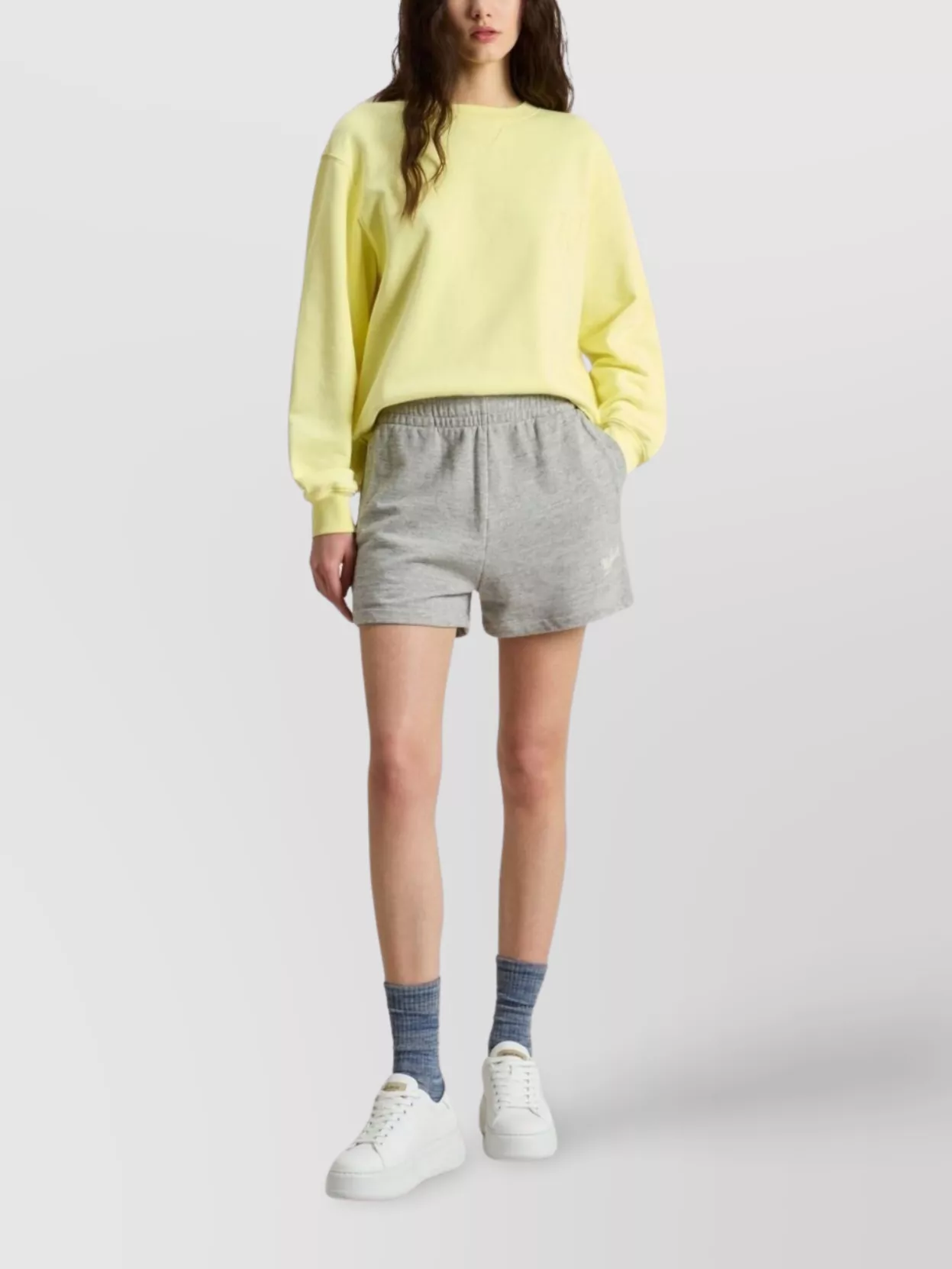 Woolrich Heathered Texture Elasticated Waistband Shorts
