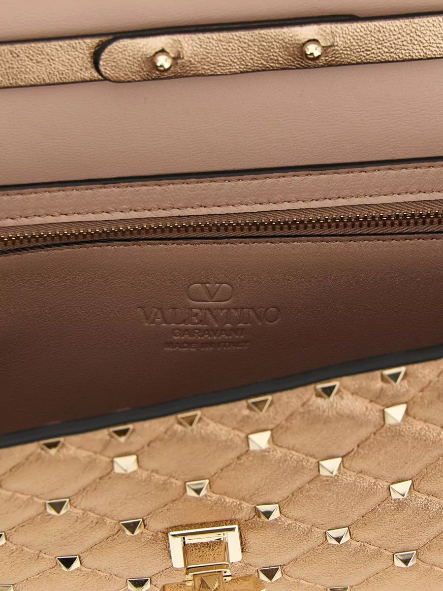 Valentino Garavani Rockstud Spike Quilted Chain Crossbody Bag