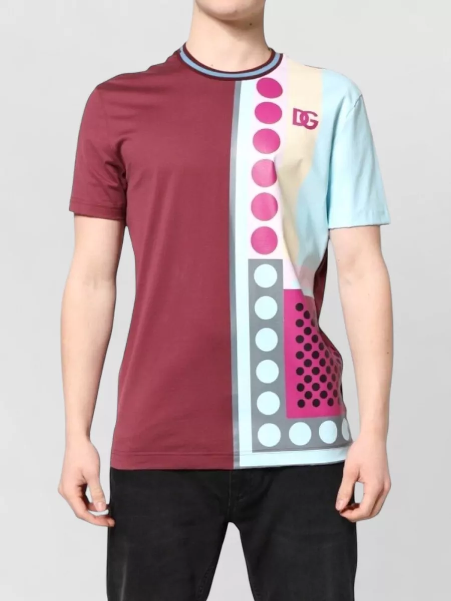 Dolce&Gabbana printed logo short sleeve t-shirt