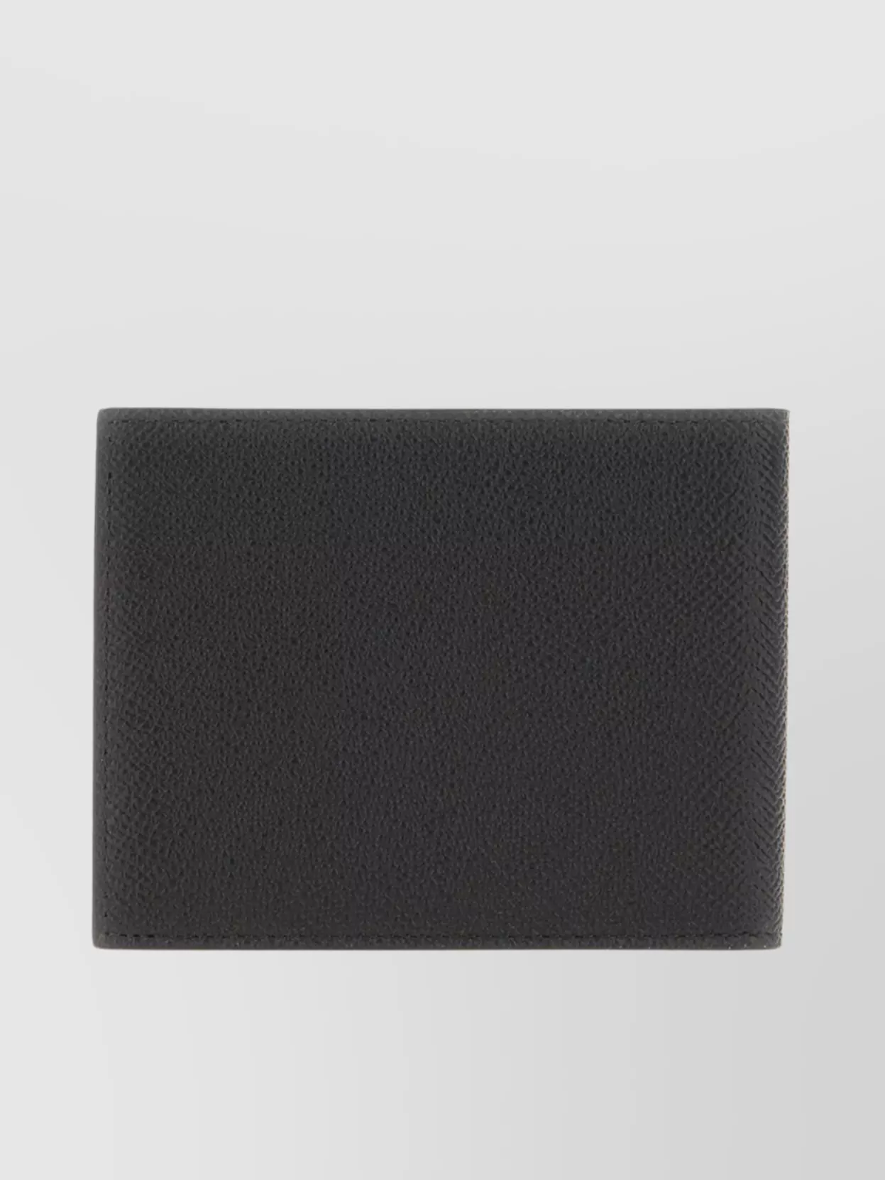 Ferragamo Textured Leather Bi-fold Wallet In Black