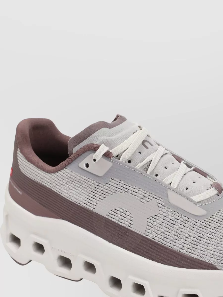 On Cloudmonster Voi Mesh Logo Sneakers