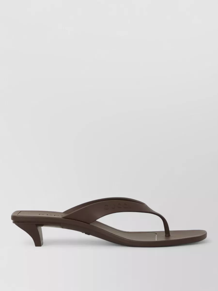 Gucci Rubber Thong Sandals