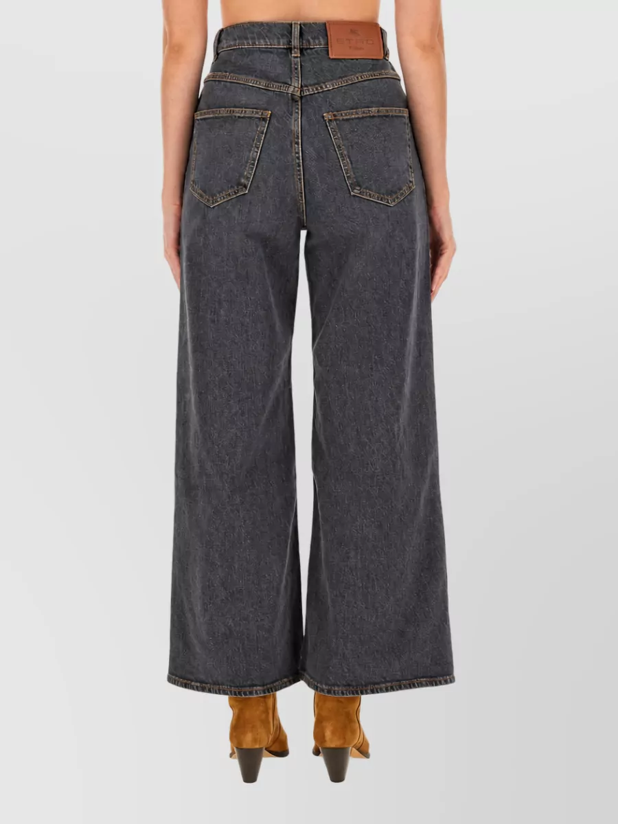 Etro Jacquard Baggy Jeans