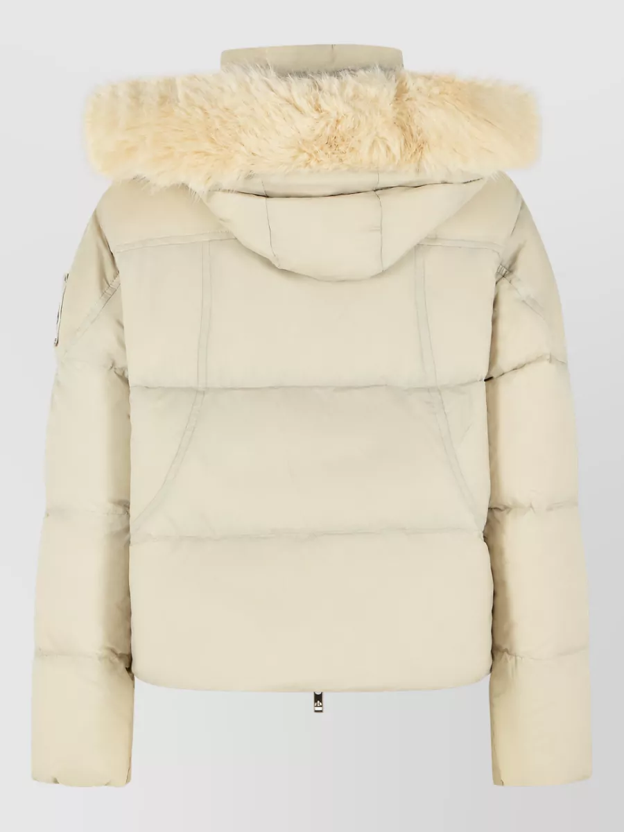 Moose Knuckles Nylon Bomber Jacket