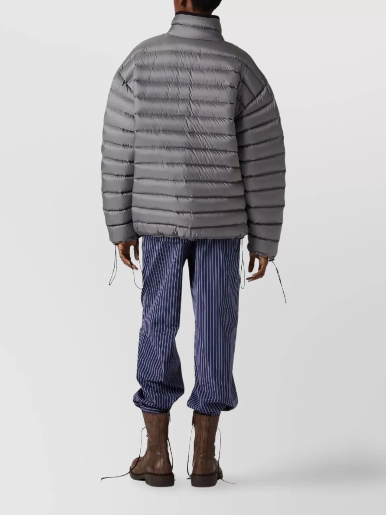Miu Miu Lightweight Puffer Jacket Drawstring Features